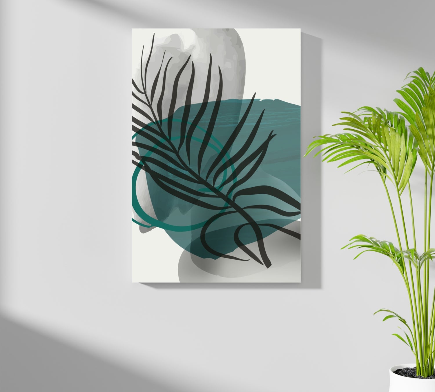 Line Art V11 Aluminum Print.