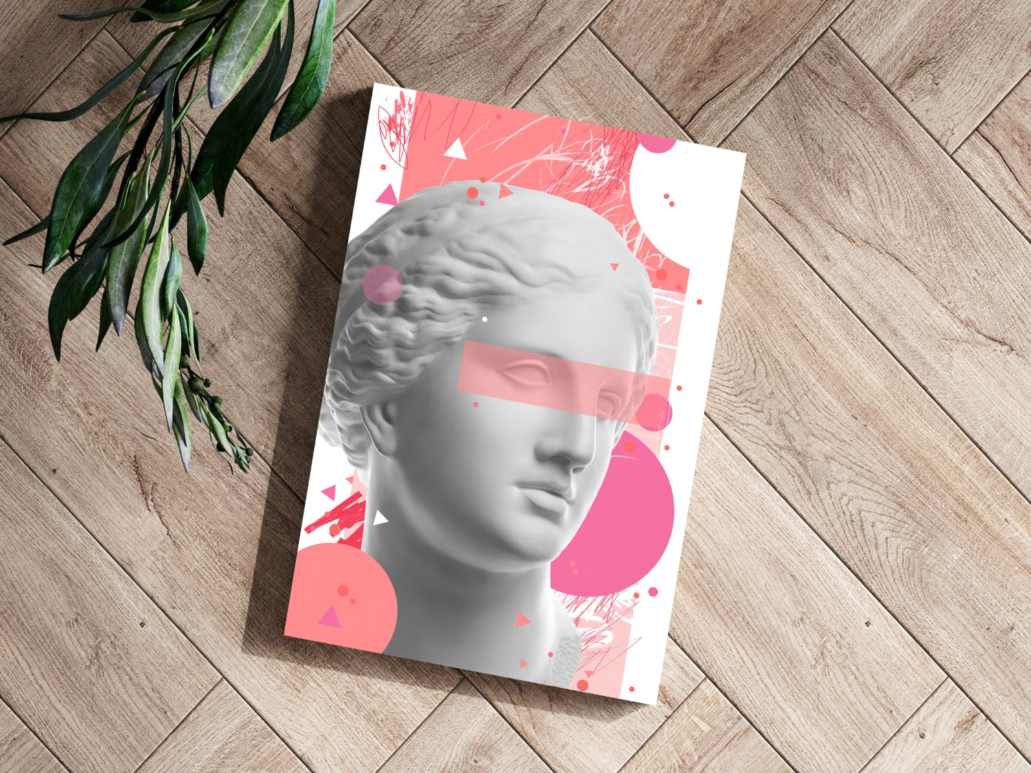 Contemporary Art  Aluminum Print.