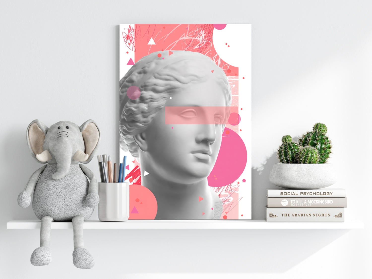 Contemporary Art  Aluminum Print.