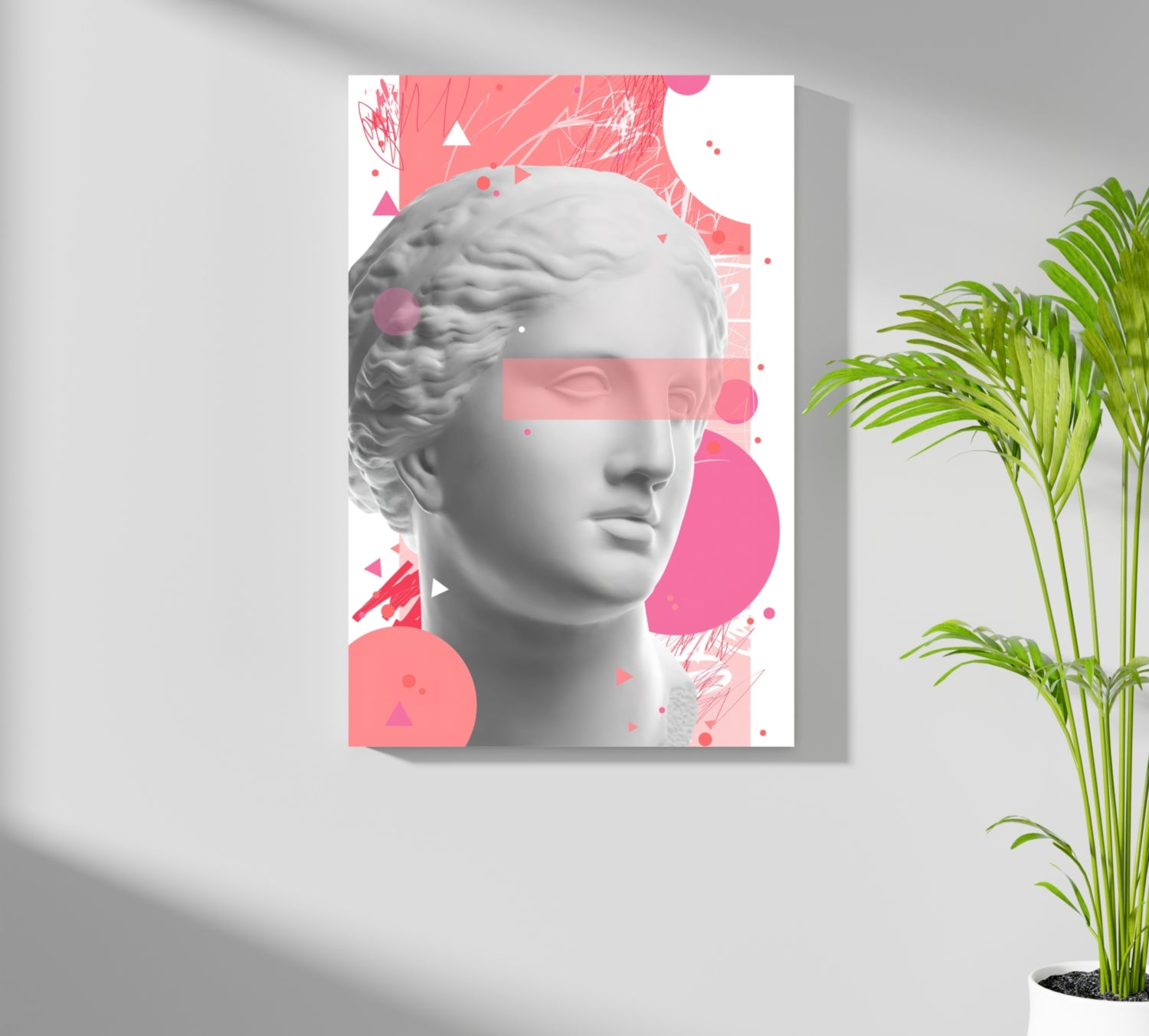 Contemporary Art  Aluminum Print.