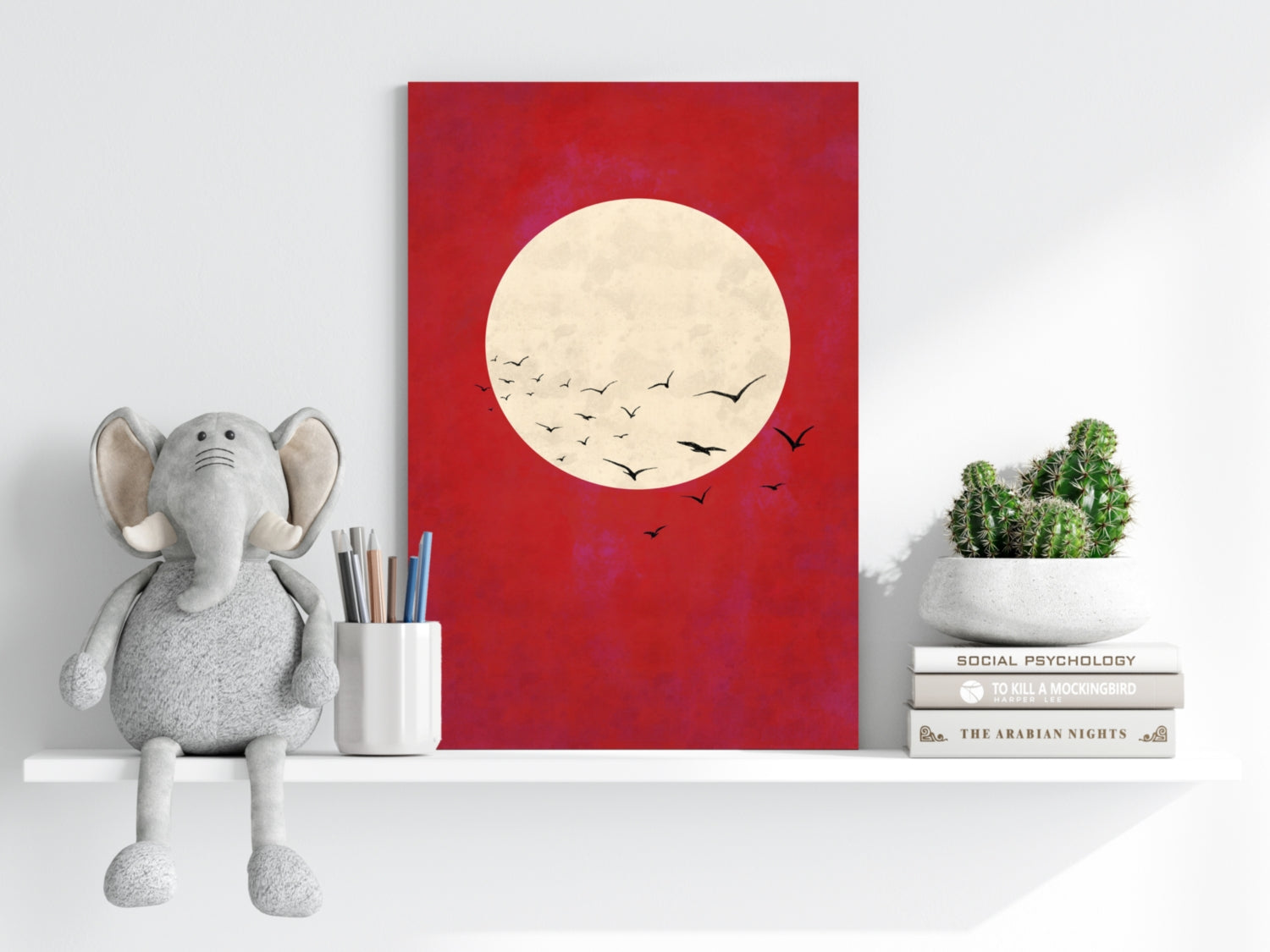 Flying To The Future Aluminum Print.