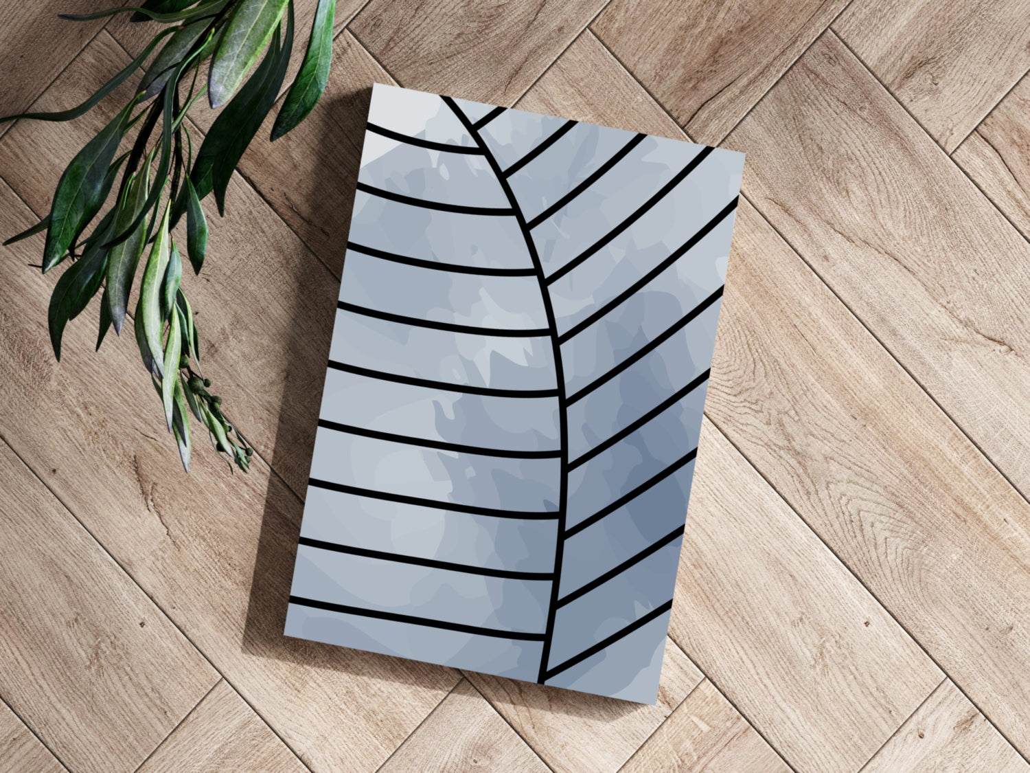 Line Art V12 Aluminum Print.