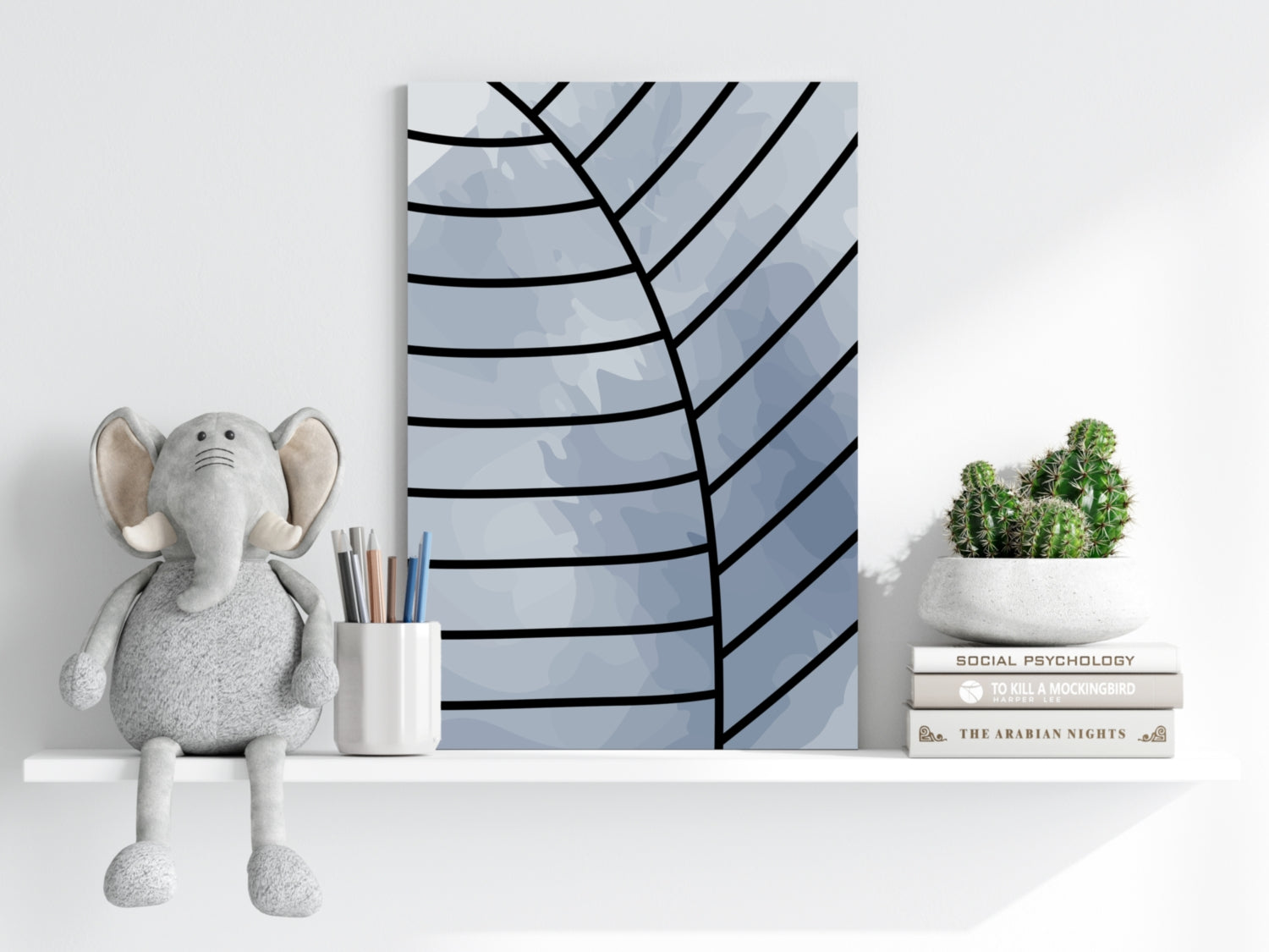 Line Art V12 Aluminum Print.