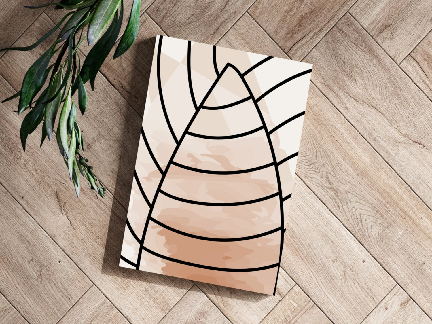 Line Art V13 Aluminum Print.