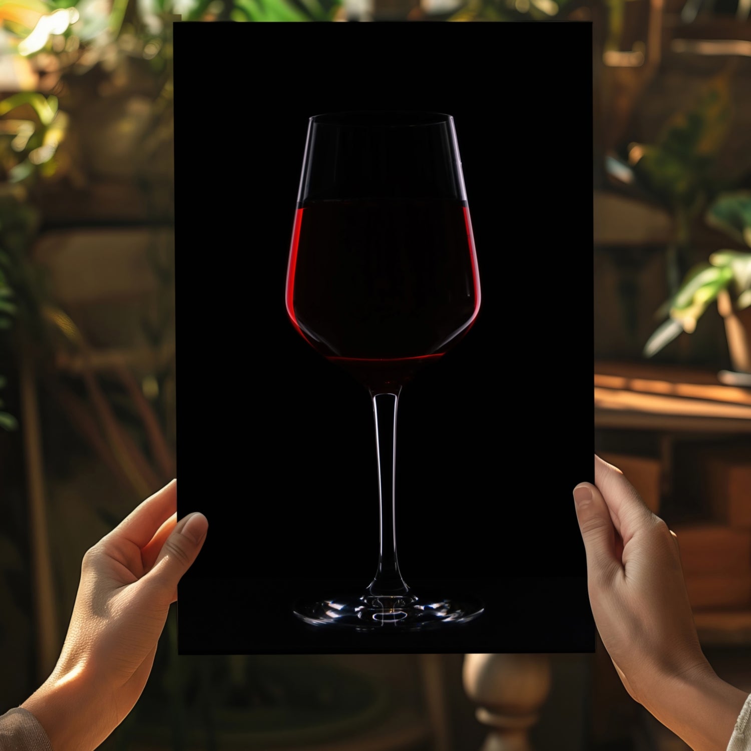 Red Wine Aluminum Print.