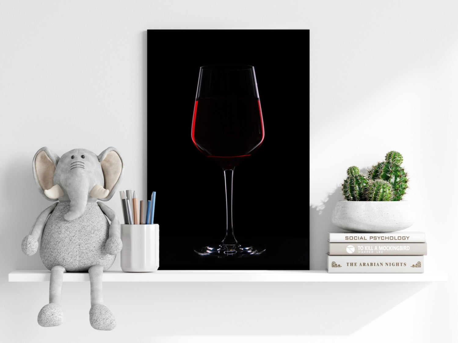 Red Wine Aluminum Print.