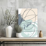 Abstract Lines Aluminum Print