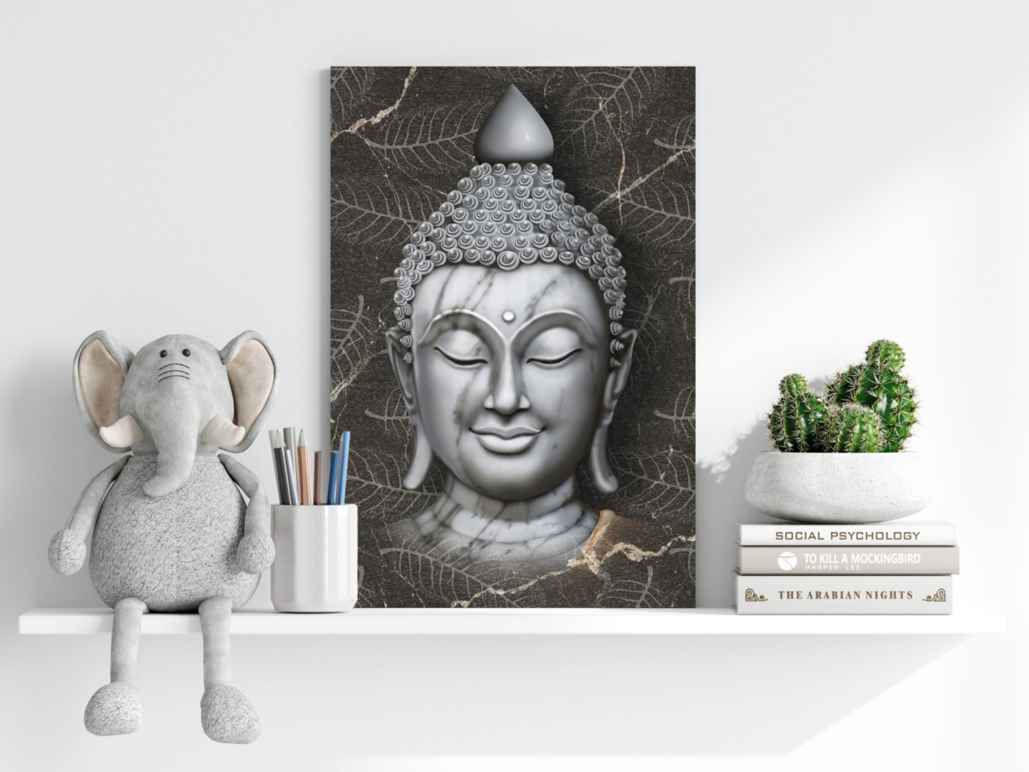 Buddha Aluminum Print.