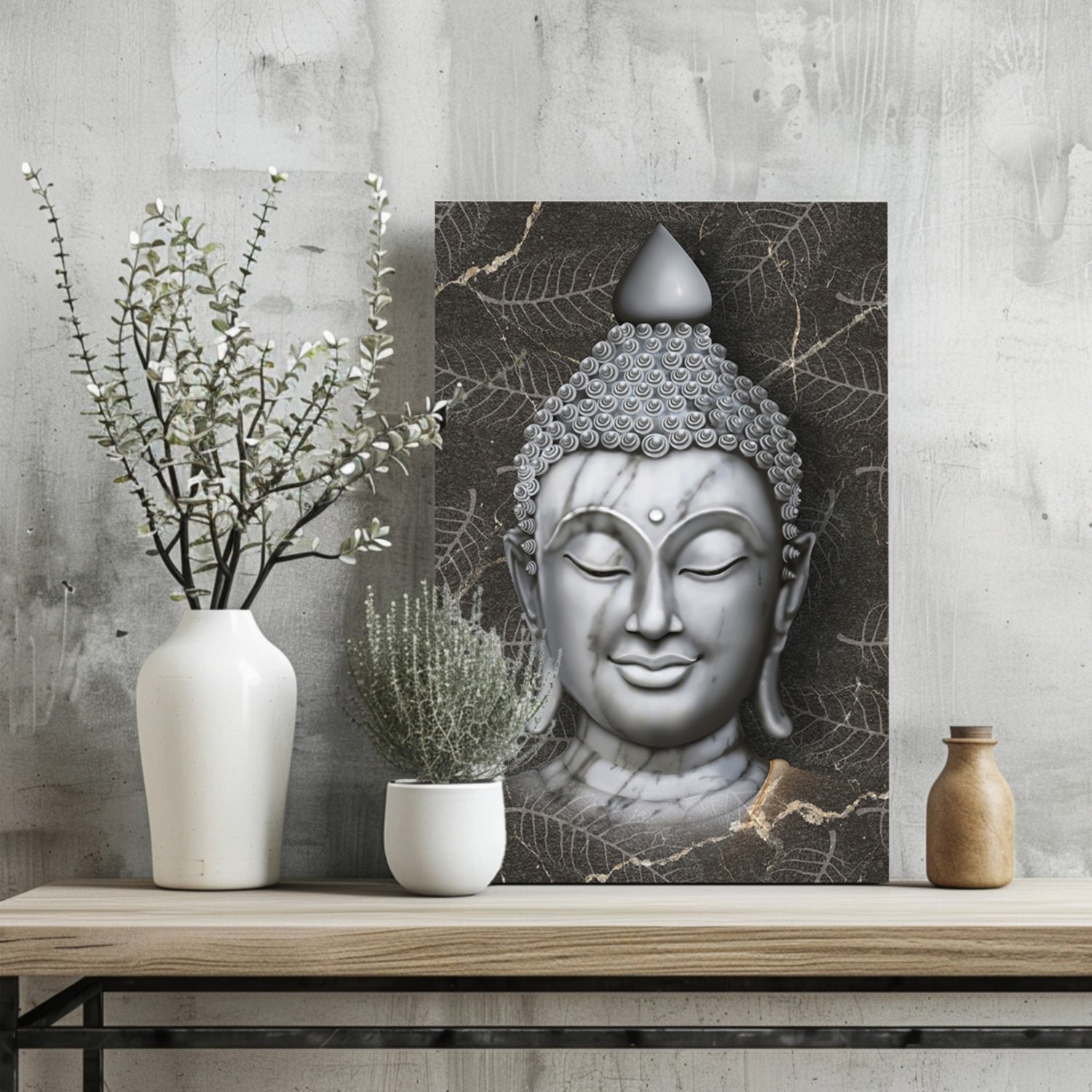 Buddha Aluminum Print.