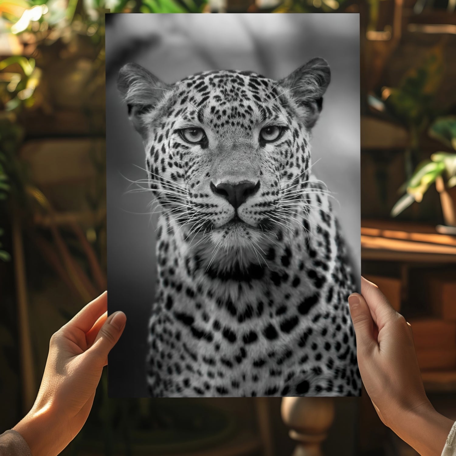 Leopard Aluminum Print.