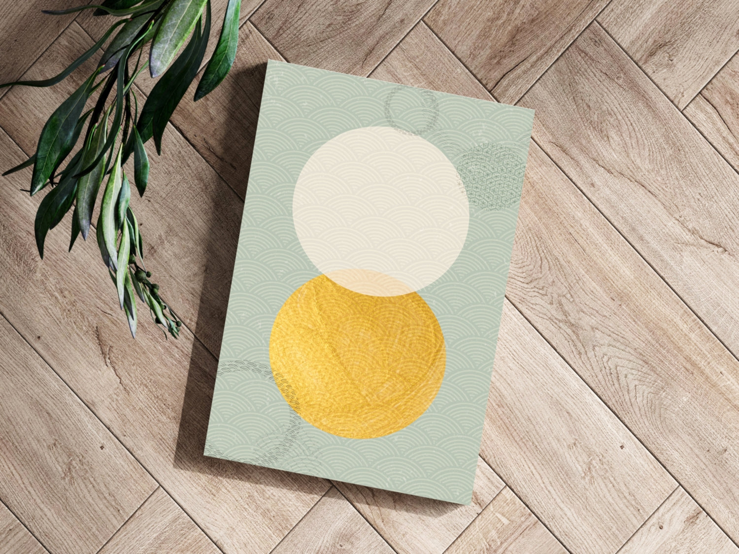 Abstract Art Dots V1 Aluminum Print.