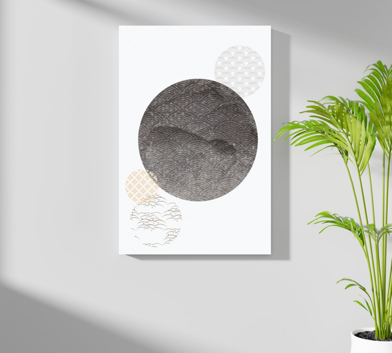 Abstract Art Dots V2 Aluminum Print.