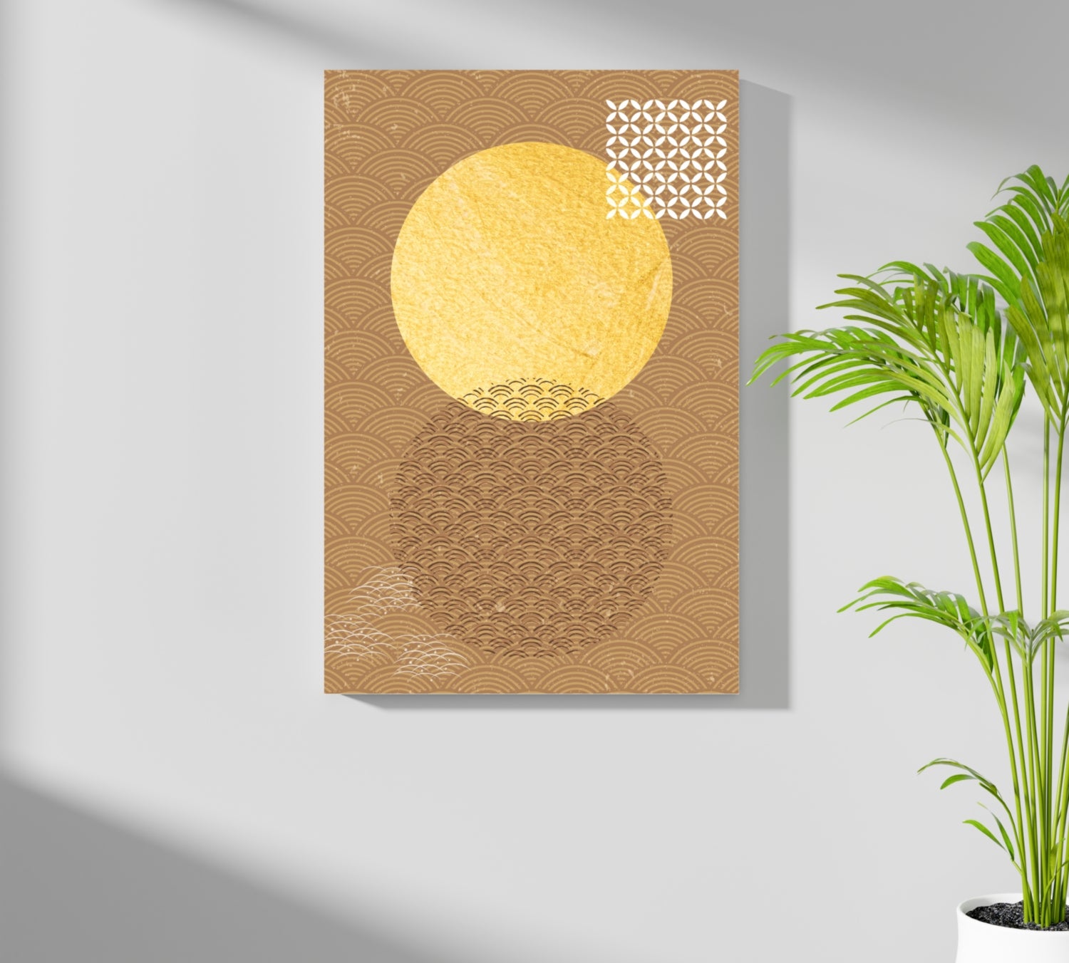 Abstract Art Dots V3 Aluminum Print.