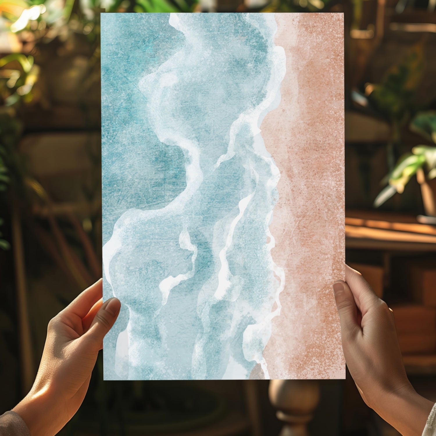 Seashore Aluminum Print.