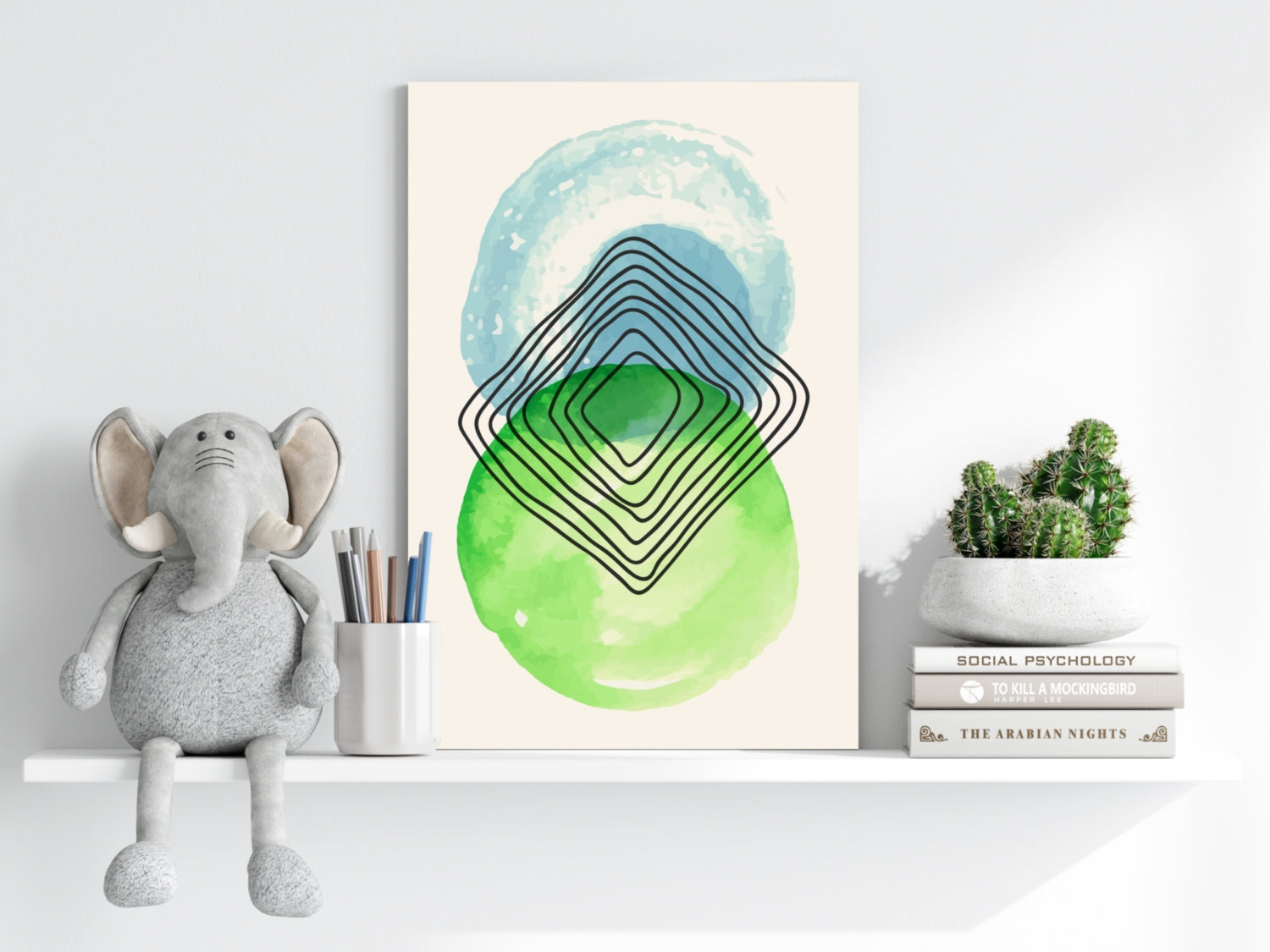 Abstract Gravity V1 Aluminum Print.