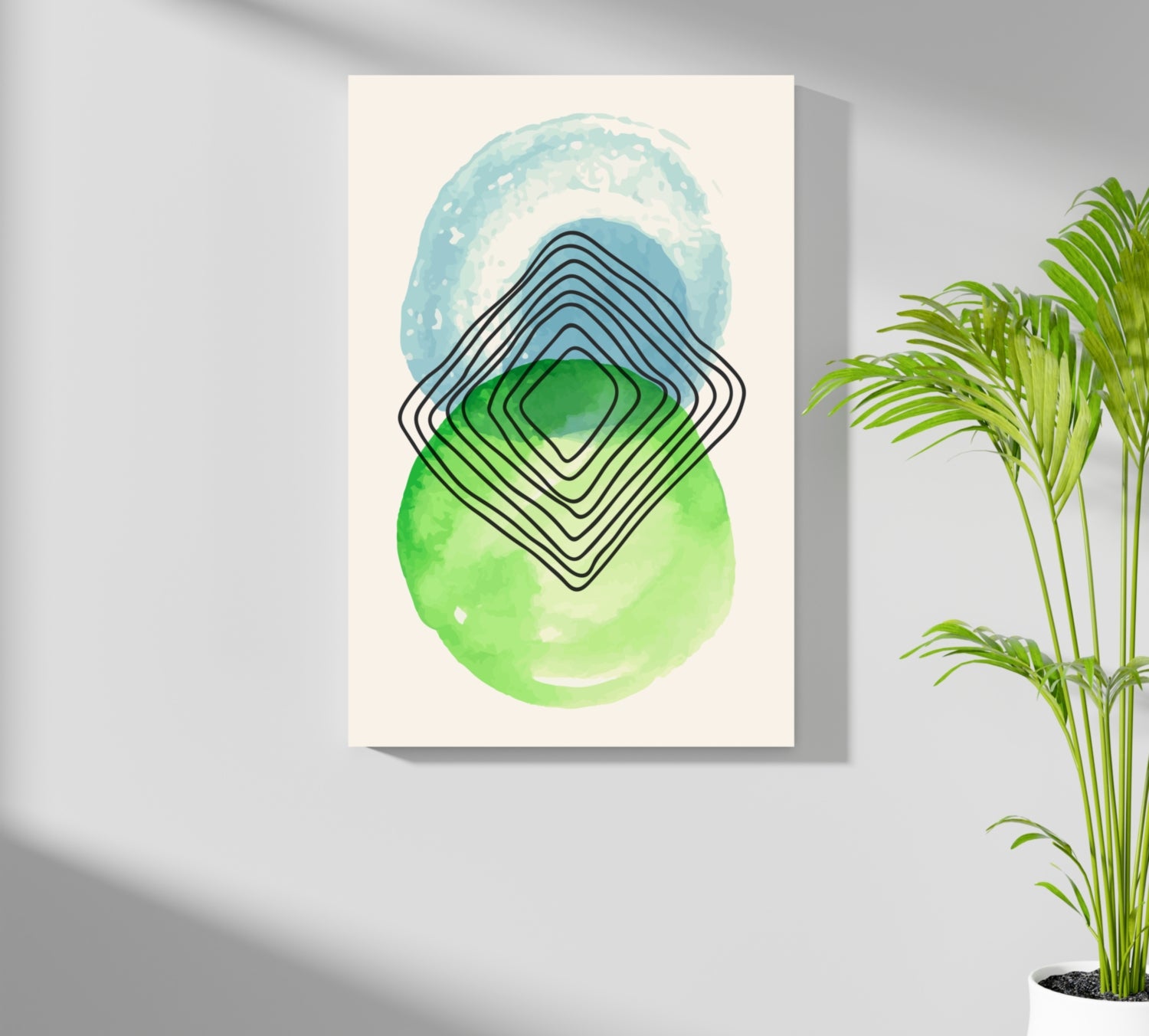 Abstract Gravity V1 Aluminum Print.