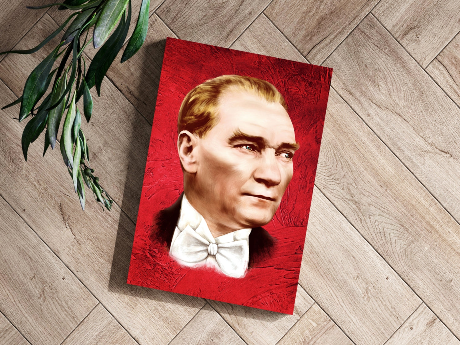 Ataturk Aluminum Print.