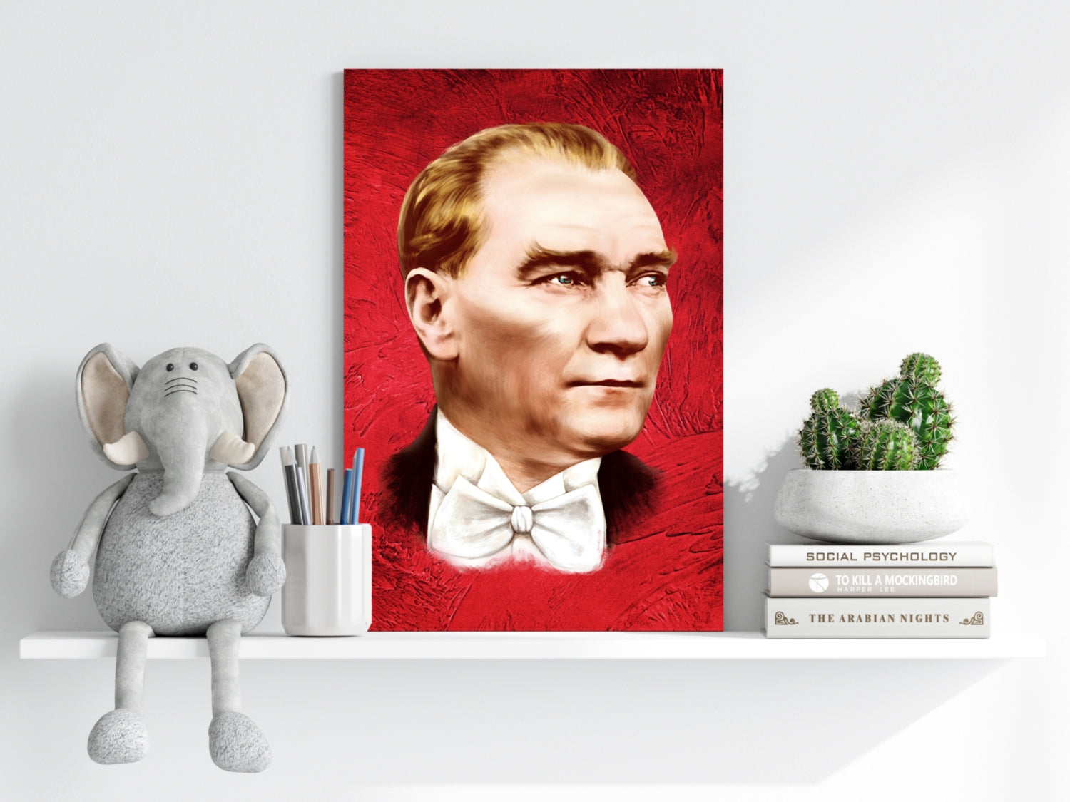Ataturk Aluminum Print.