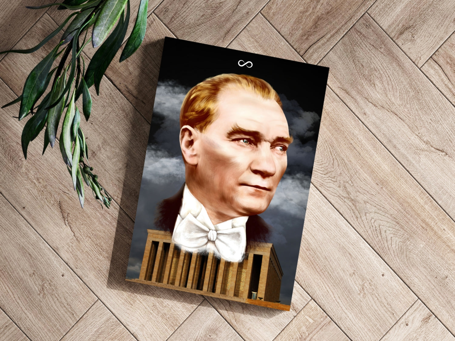 Ataturk Aluminum Print.