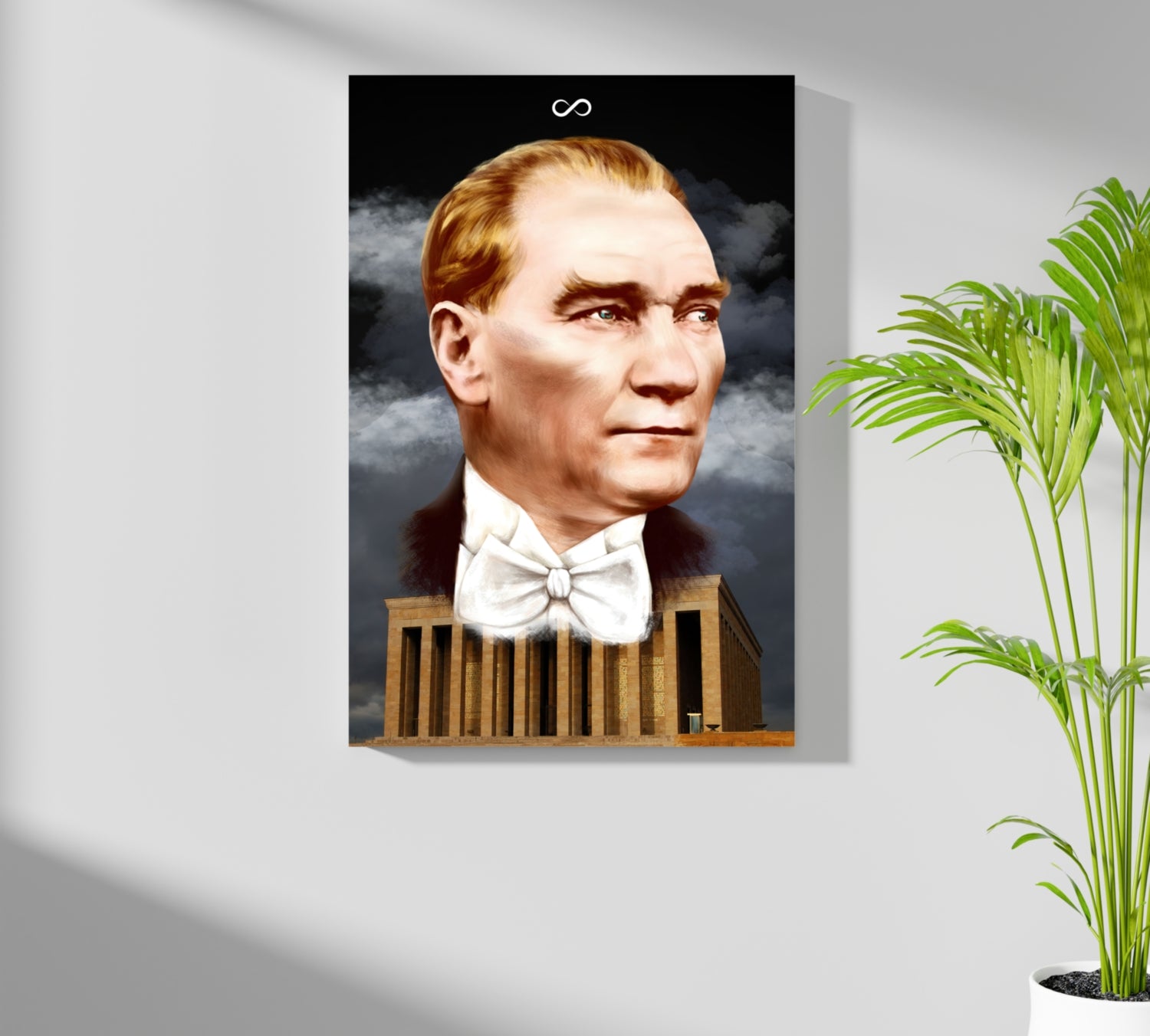 Ataturk Aluminum Print.