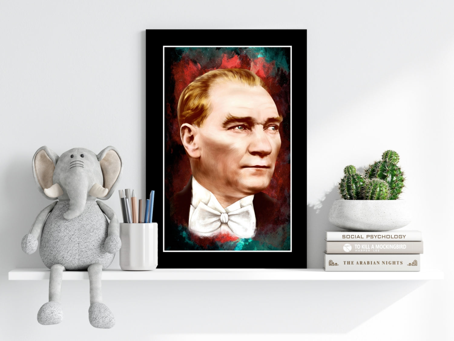 Ataturk Aluminum Print.