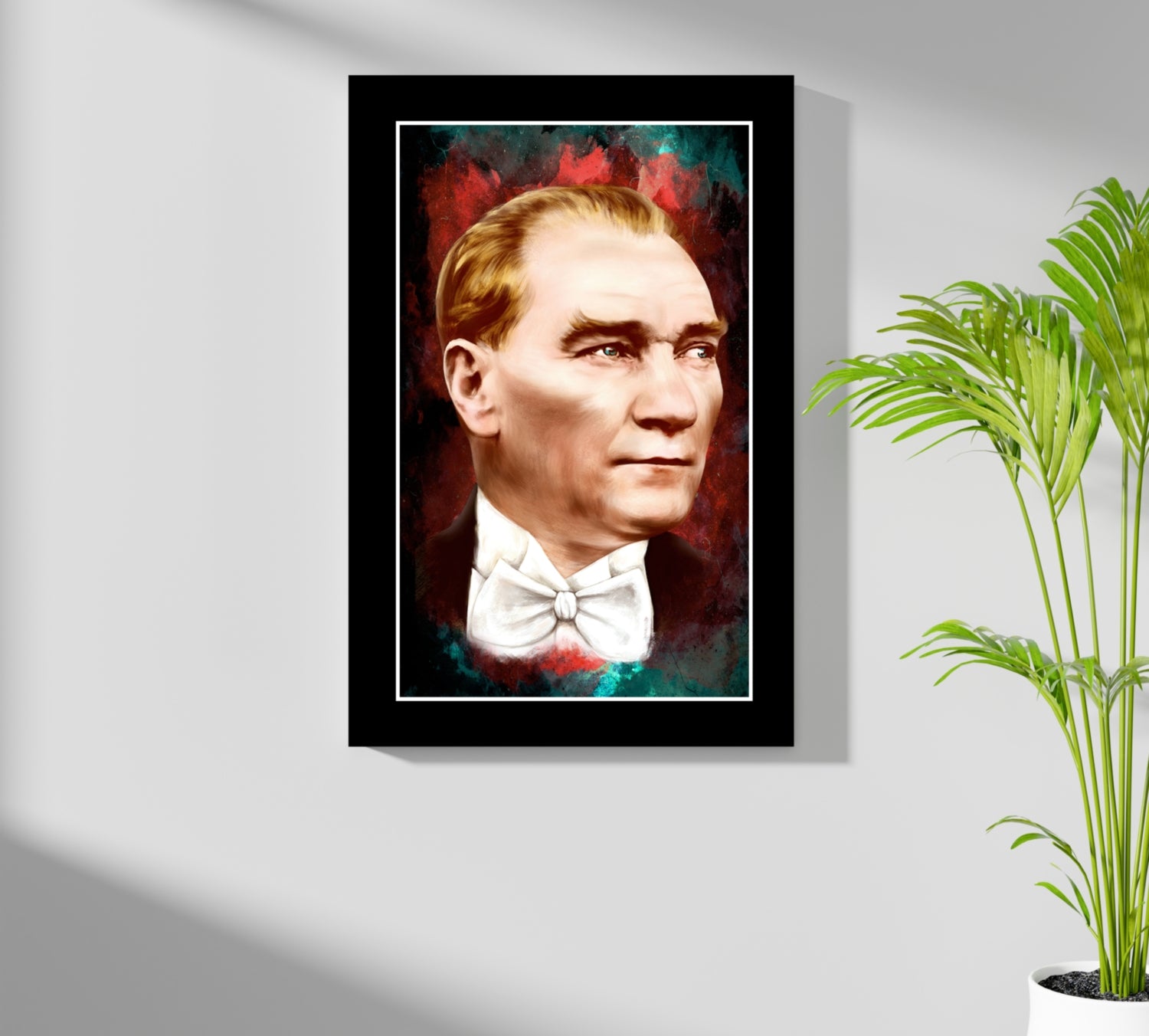 Ataturk Aluminum Print.