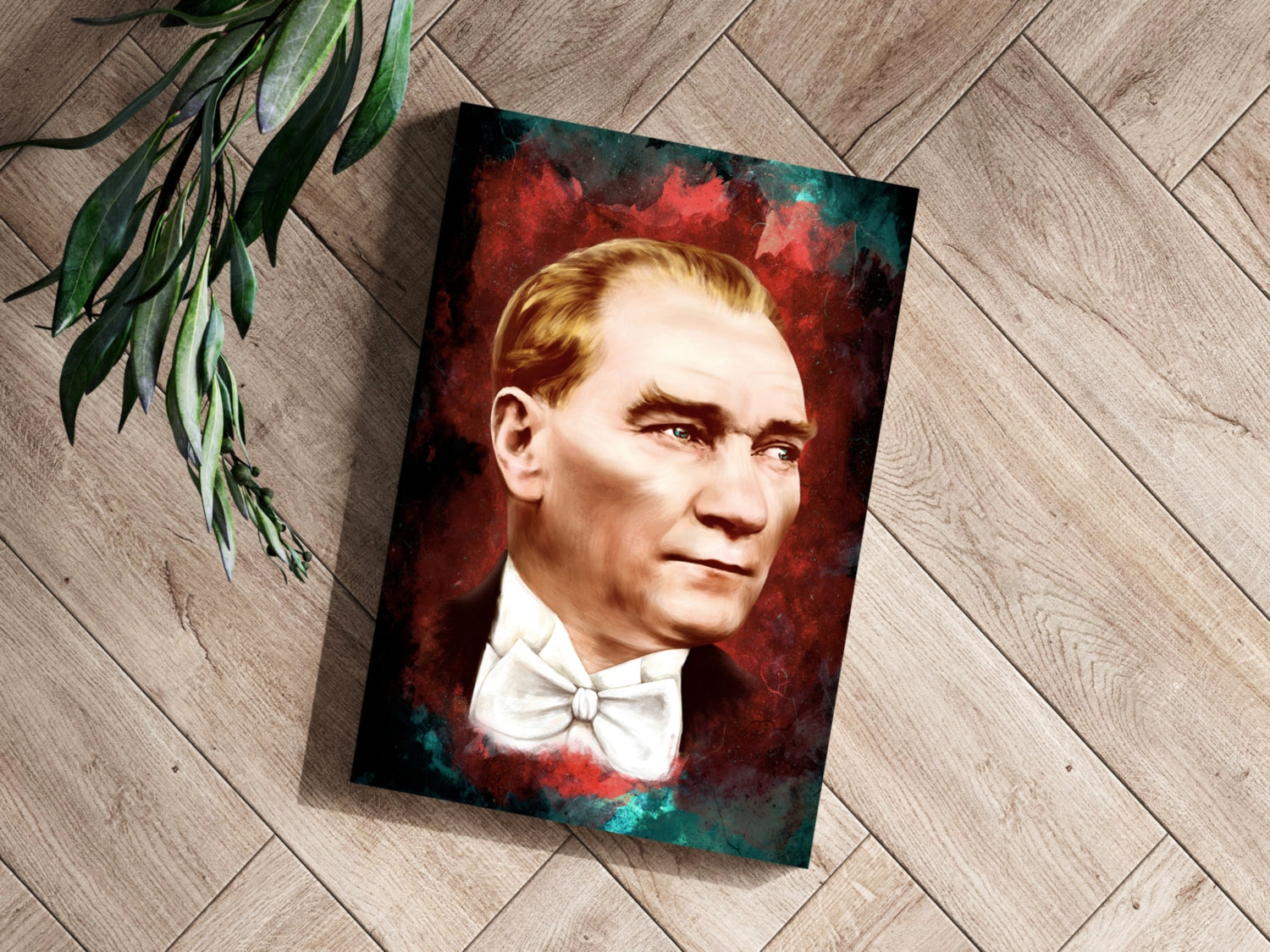 Ataturk Aluminum Print.