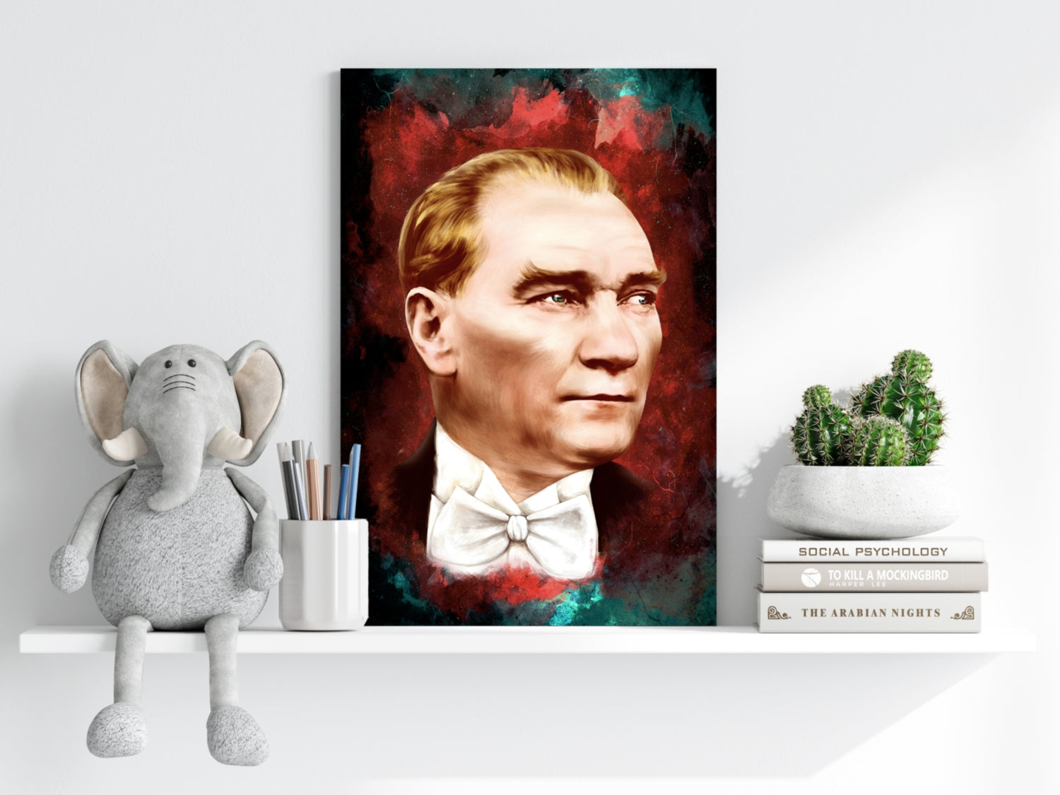 Ataturk Aluminum Print.