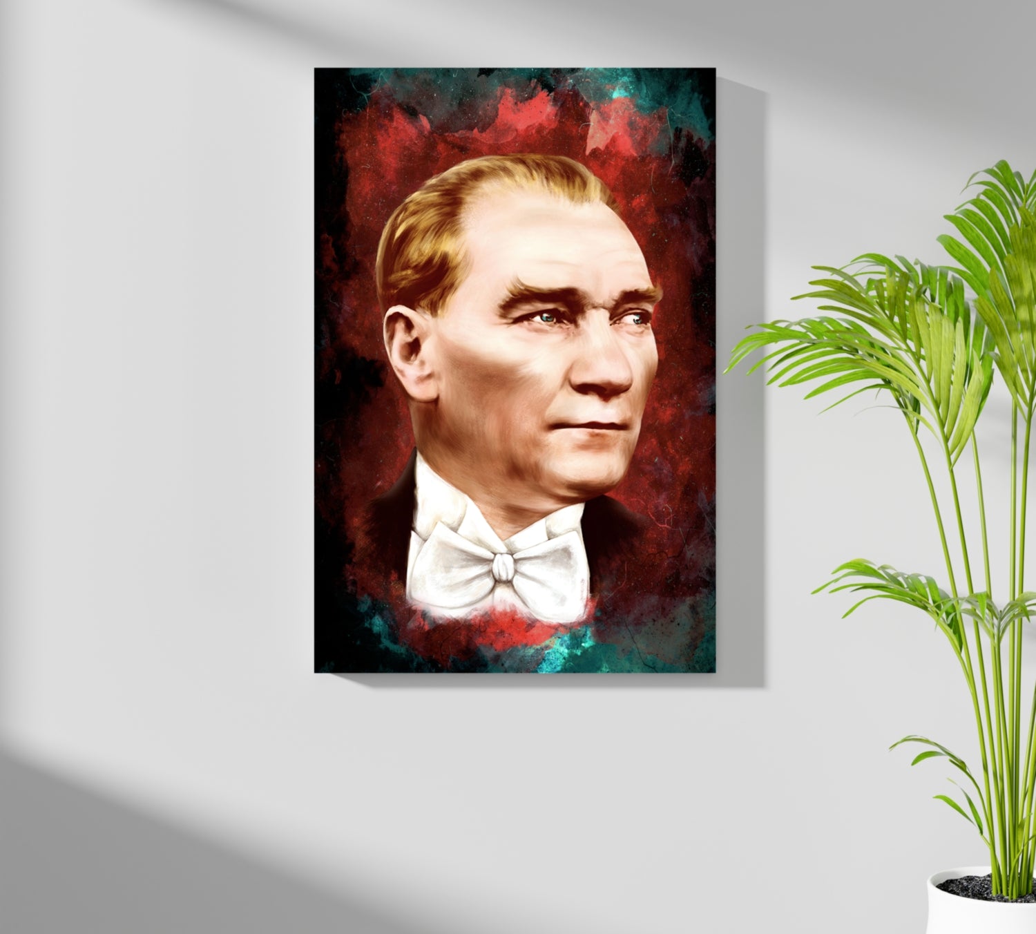 Ataturk Aluminum Print.
