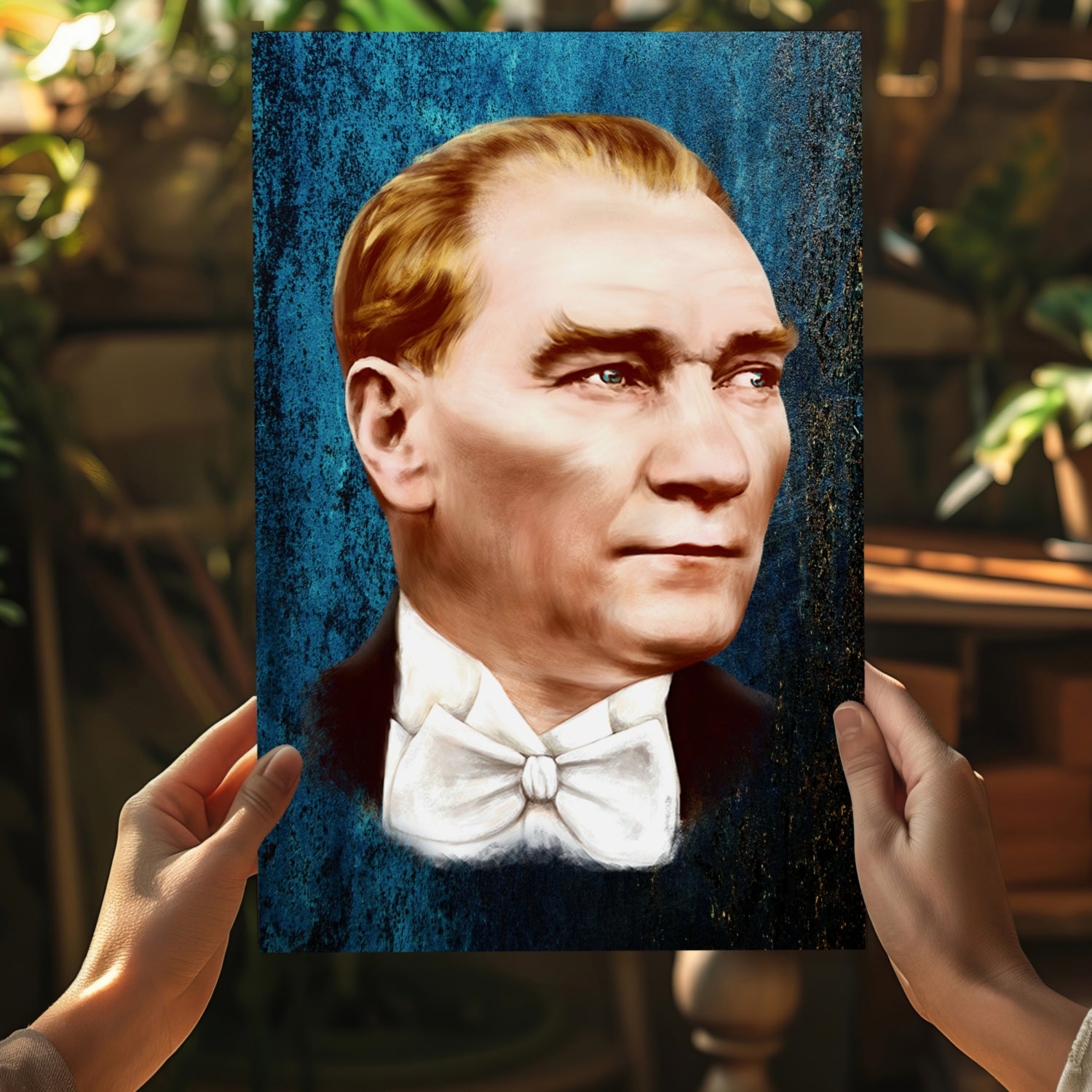 Ataturk Aluminum Print.