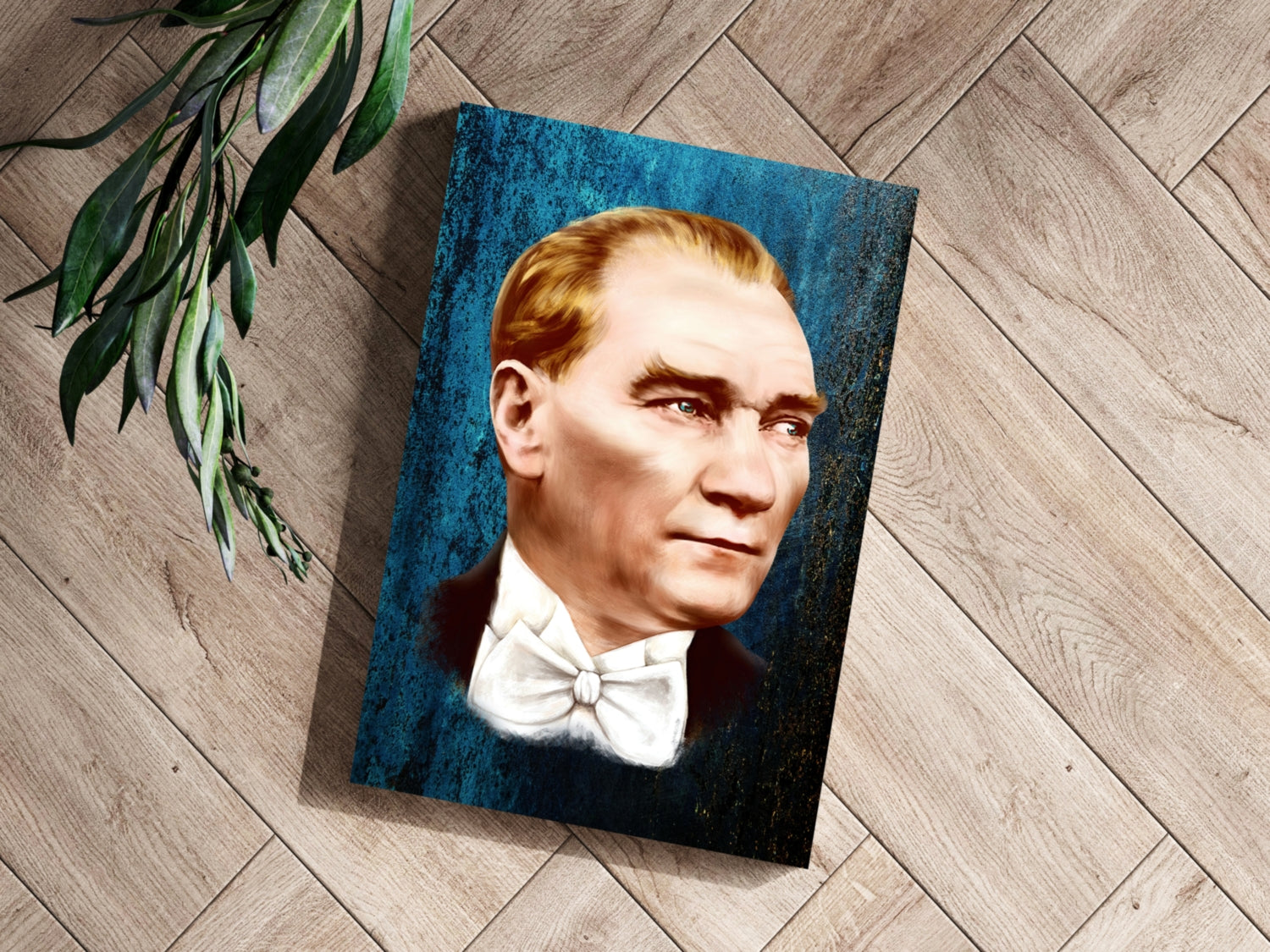 Ataturk Aluminum Print.