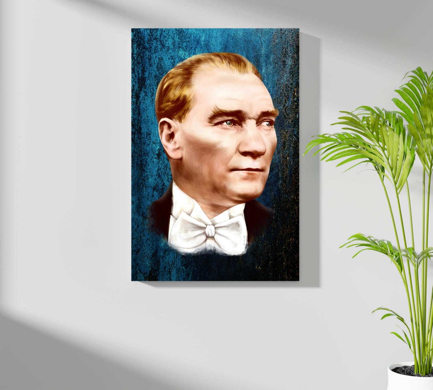 Ataturk Aluminum Print.