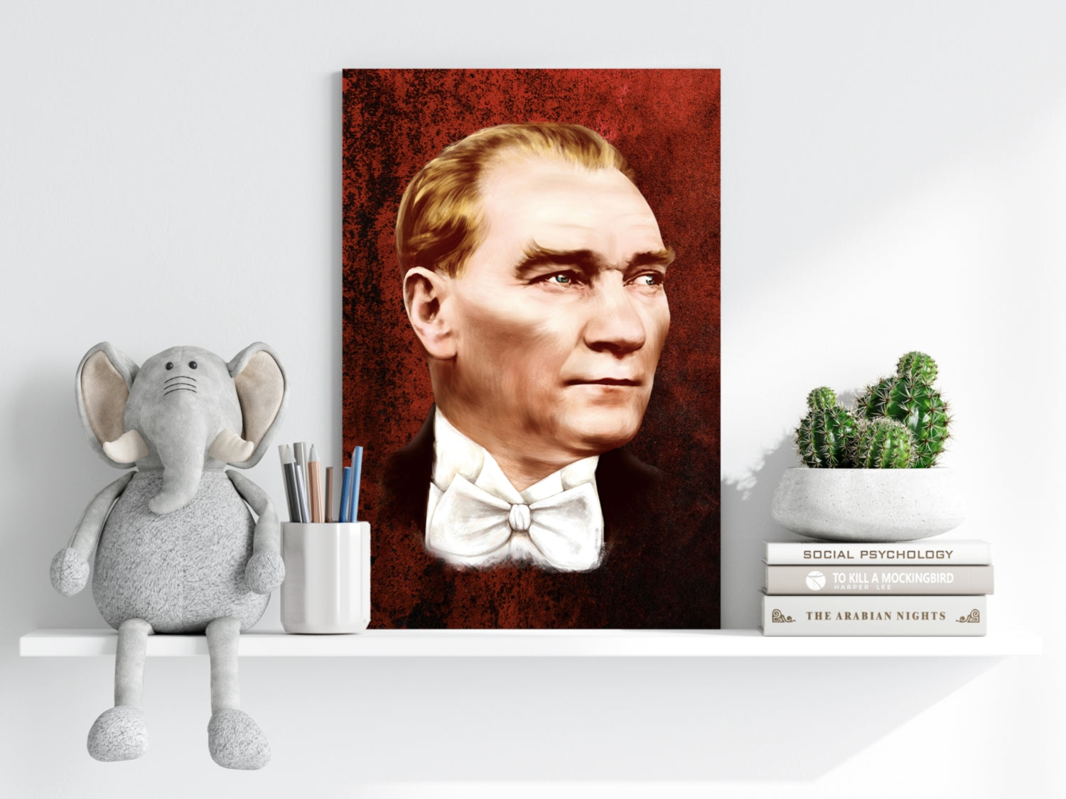 Ataturk Aluminum Print.
