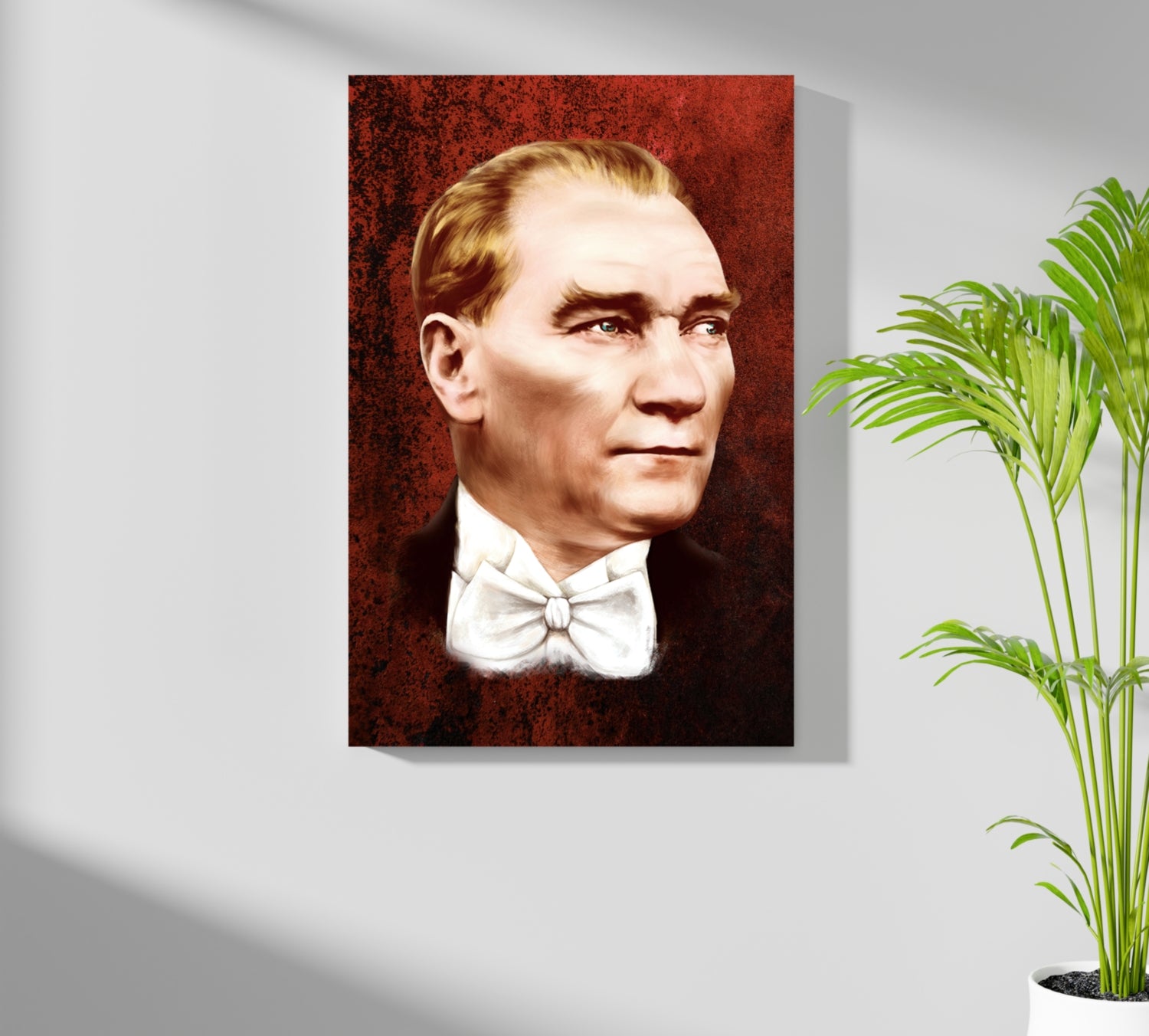 Ataturk Aluminum Print.