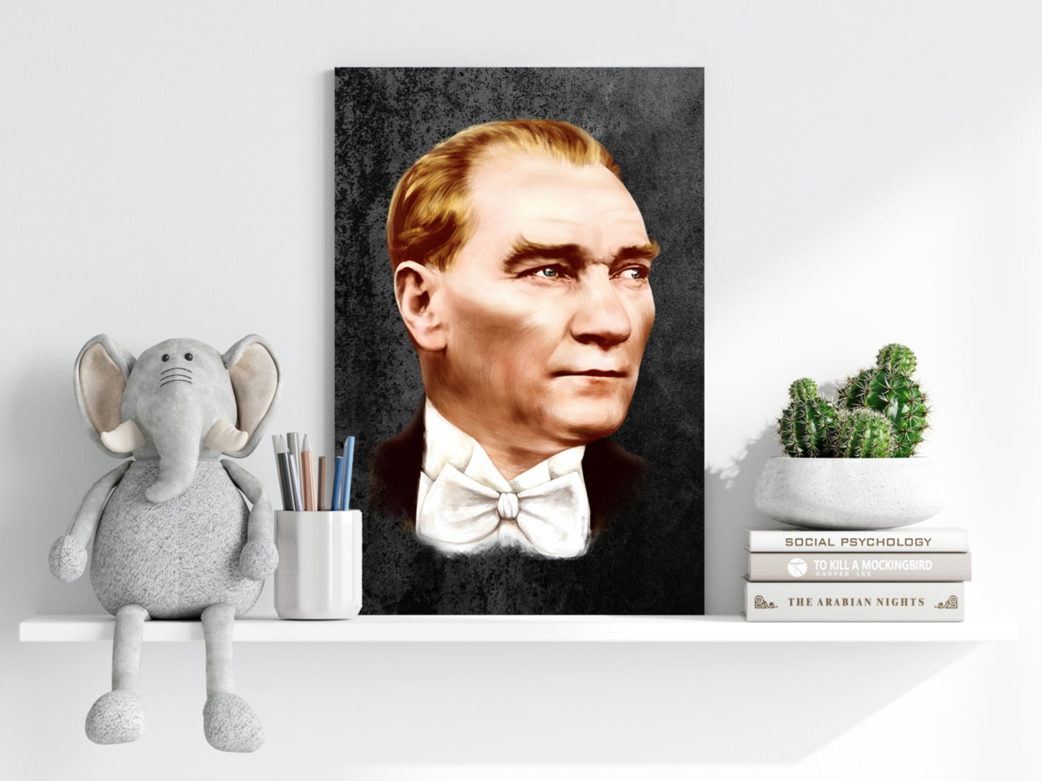 Ataturk Aluminum Print.