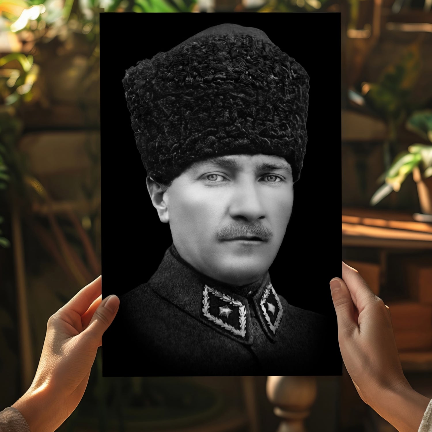 Ataturk Aluminum Print.