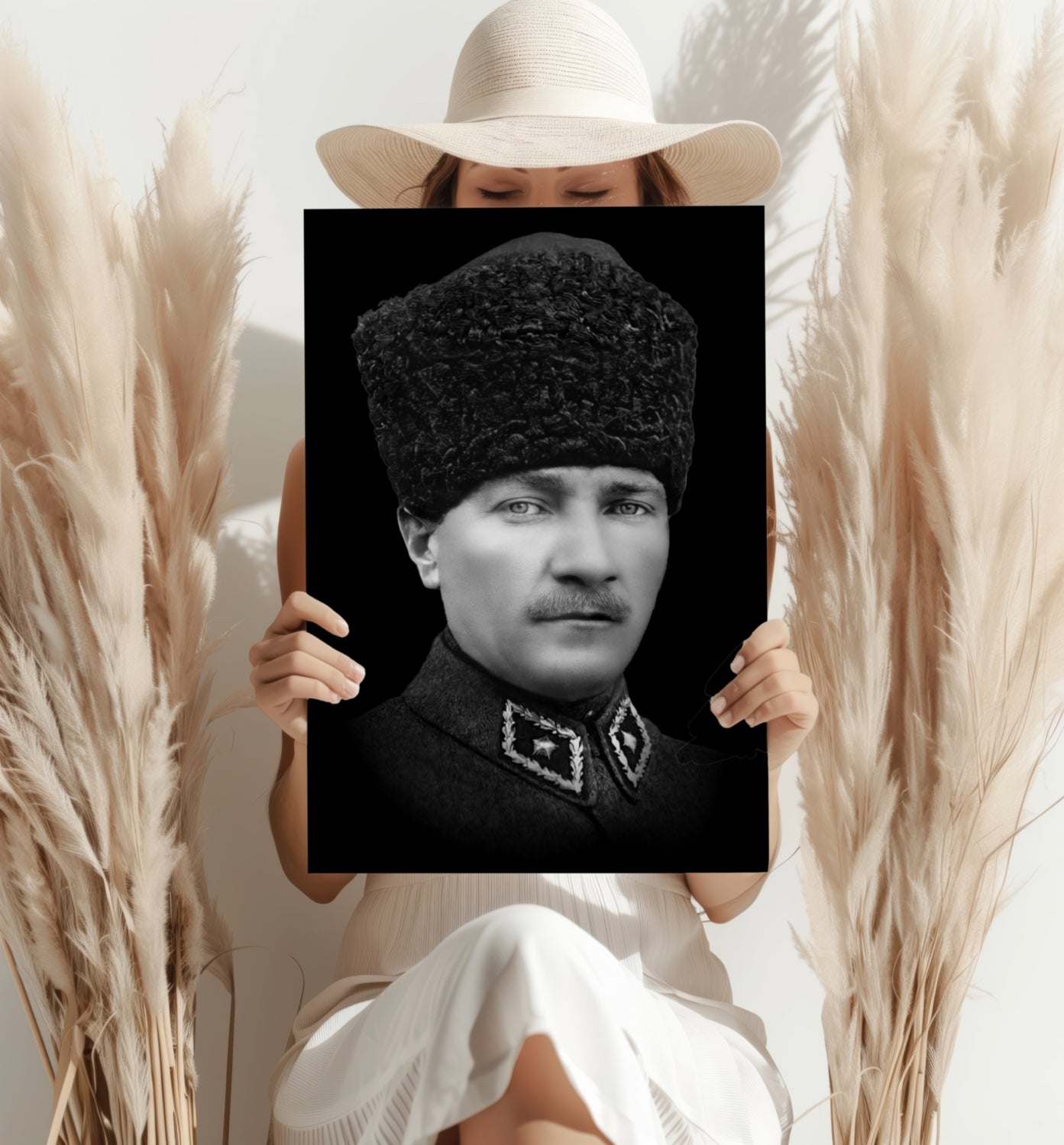 Ataturk Aluminum Print.