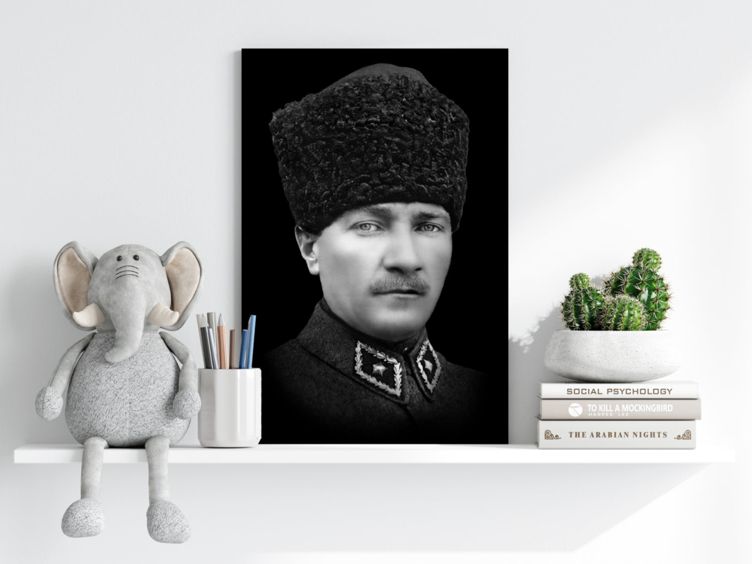 Ataturk Aluminum Print.