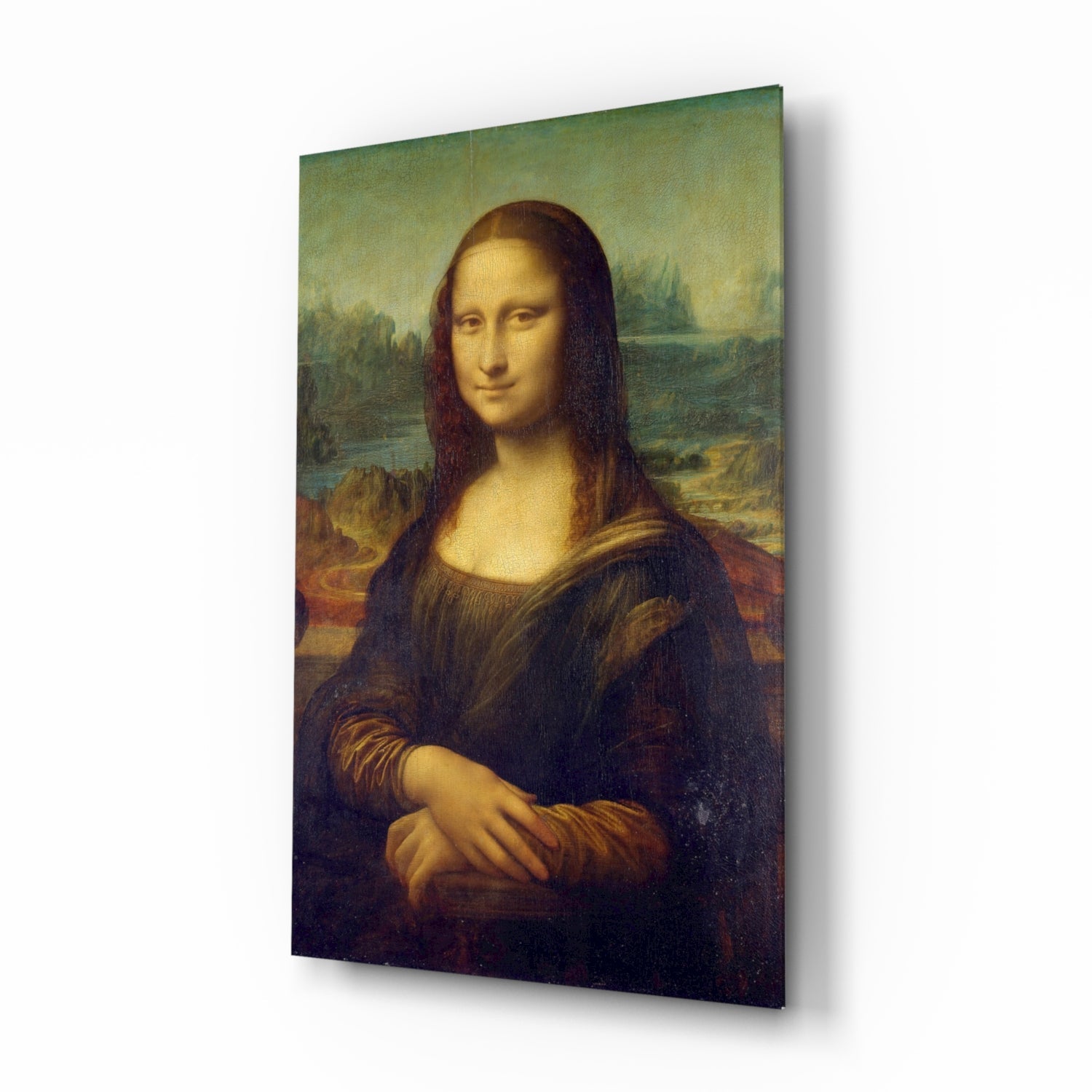 Mona Lisa Glass Wall Art.