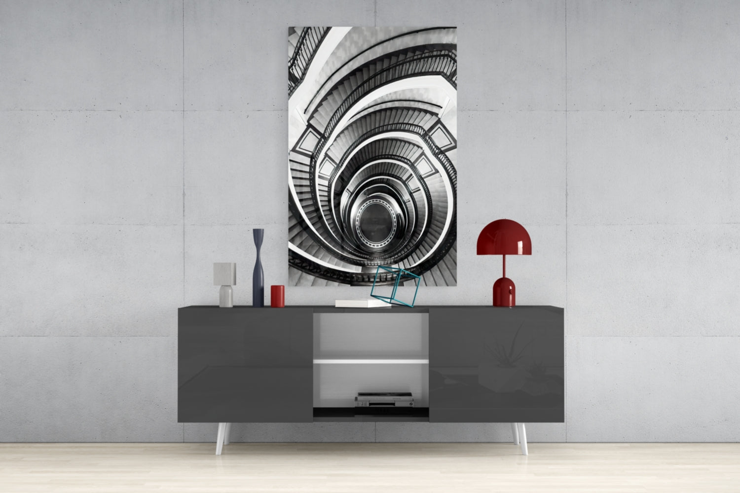 Loop Glass Wall Art.