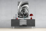 Loop Glass Wall Art.