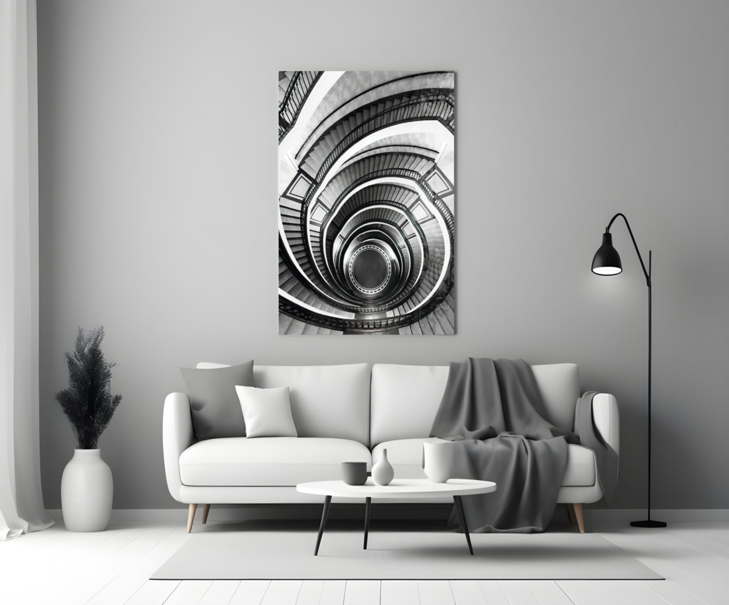 Loop Glass Wall Art.
