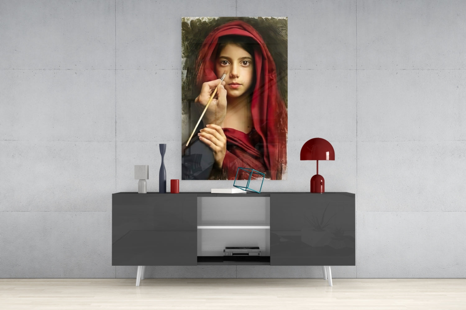 Portrait Glass Wall Art.