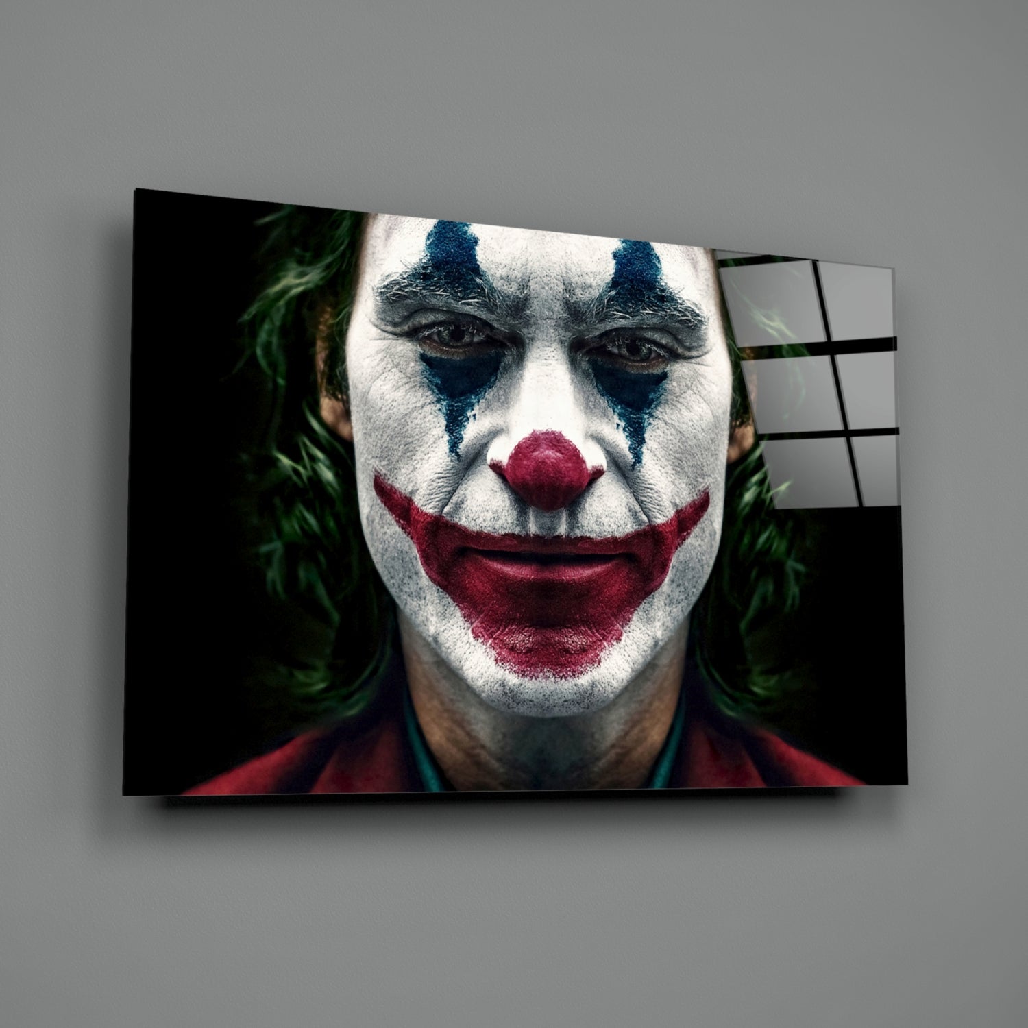 Joker Glass Wall Art.