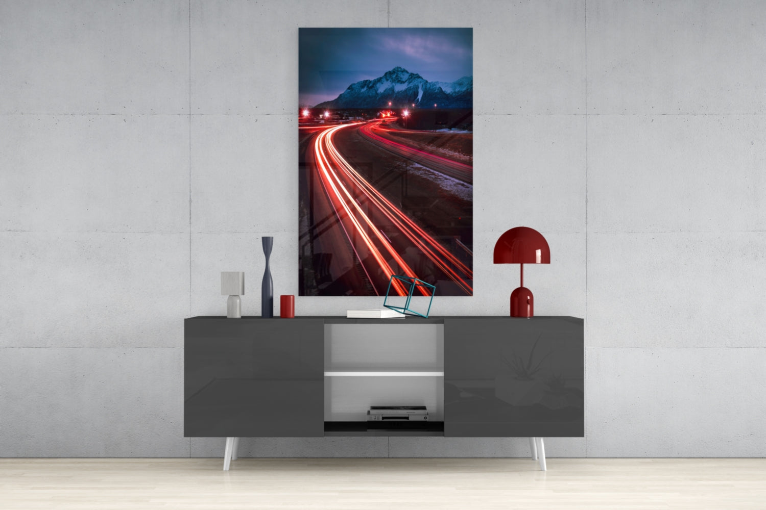 Road Glass Wall Art.