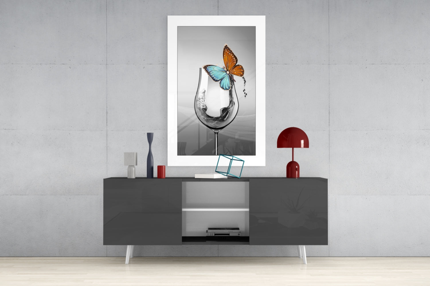 Goblet Glass Wall Art.