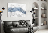 Ink Drift panel adding reflective mood to a study