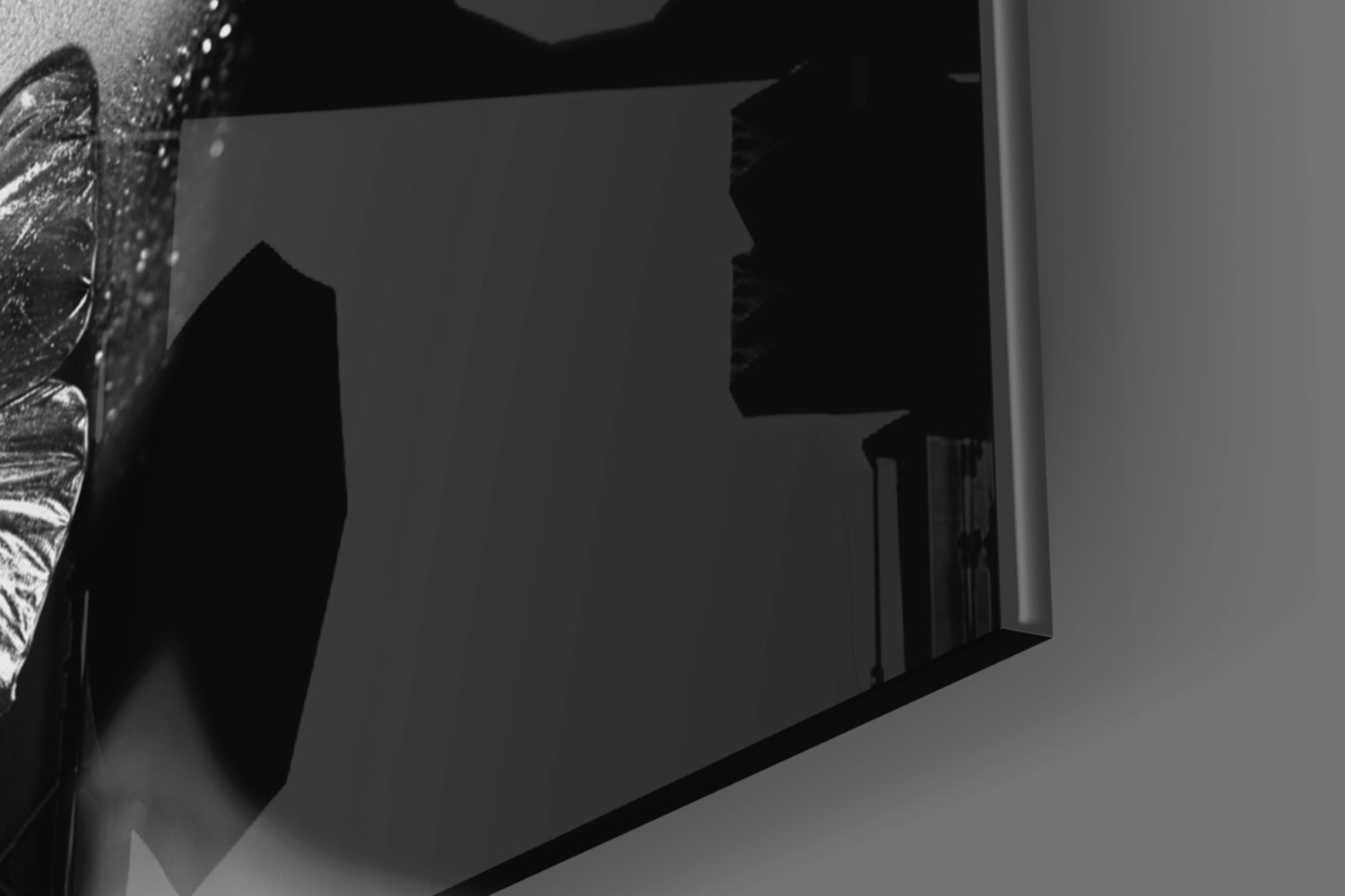 Butterfly Woman Glass Wall Art.