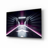 Neon Room Glass Wall Art.