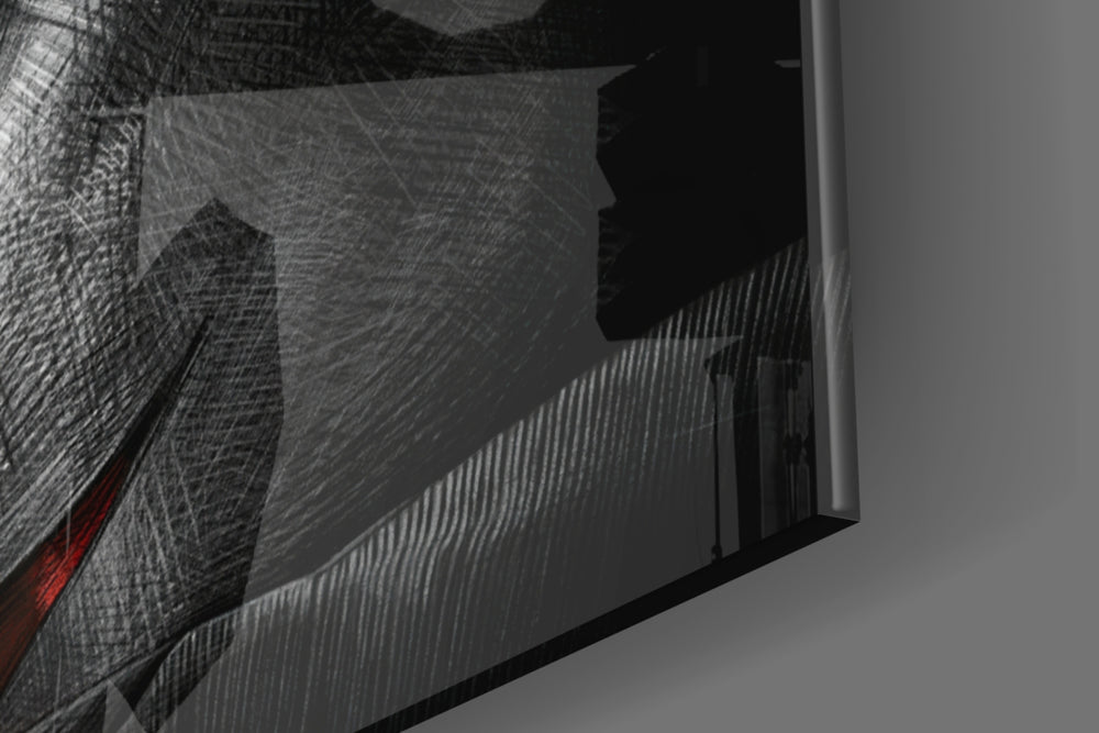 Joker Sketch panel catching low light to reveal its tactile pencil
